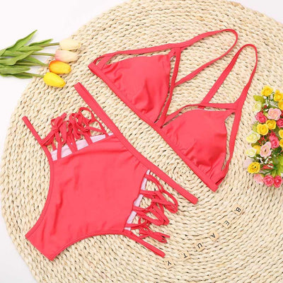 Women's Bikini Multi-String Design Swimwear-4