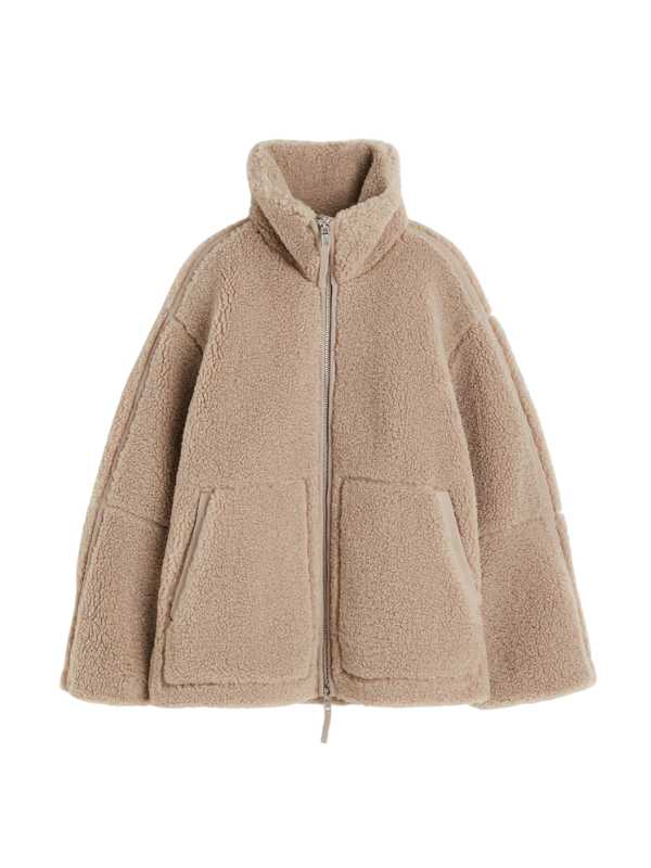 Daphne | Women's Oversized Sherpa Fleece Jacket 8