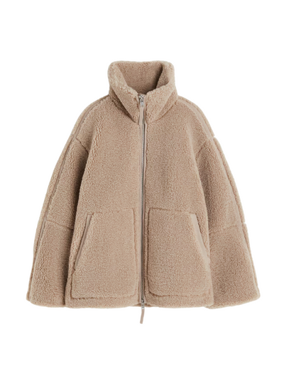 Daphne | Women's Oversized Sherpa Fleece Jacket 8