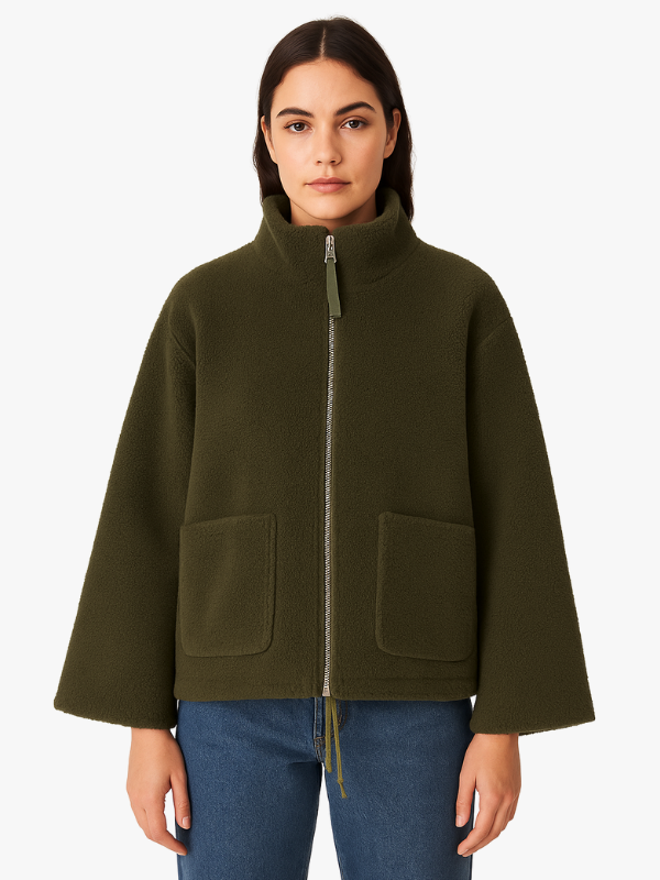 Daphne | Women's Oversized Sherpa Fleece Jacket 9