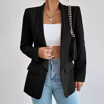 Emma | Women's Black Blazer Tailored Fit 8