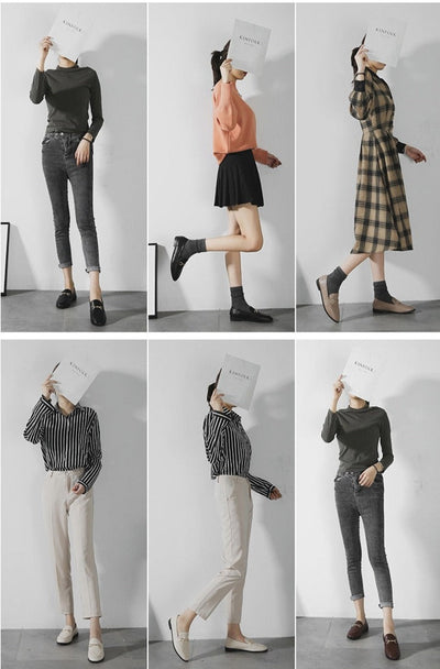 Evelin | Women's Black Loafers with Padded Insole 5