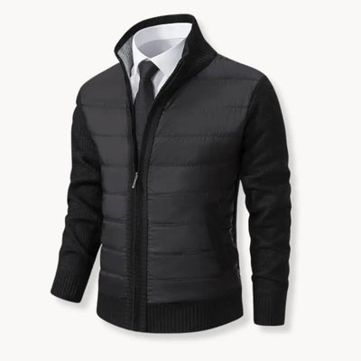 Henry | Men’s Quarter Zip Sweater Ribbed Collar 1