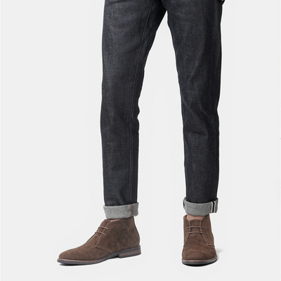 James | Men’s Chukka Boots Ankle Height With Lace-Up Closure 3