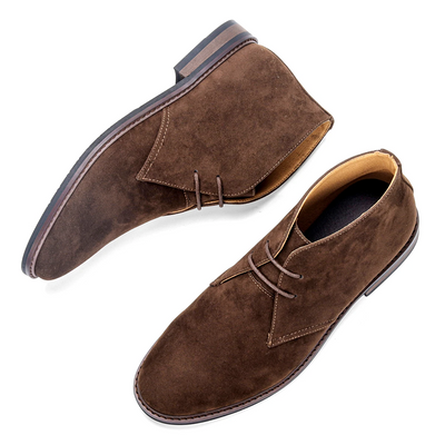 James | Men’s Chukka Boots Ankle Height With Lace-Up Closure 7