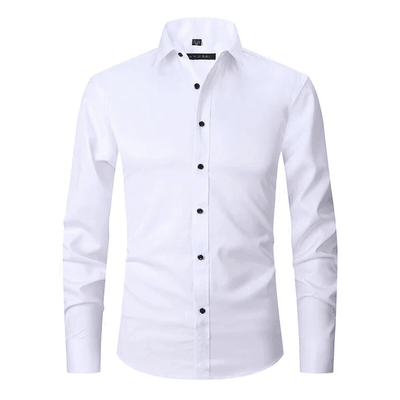 James | Men’s Dress Shirt With Button Front Structured Collar 0