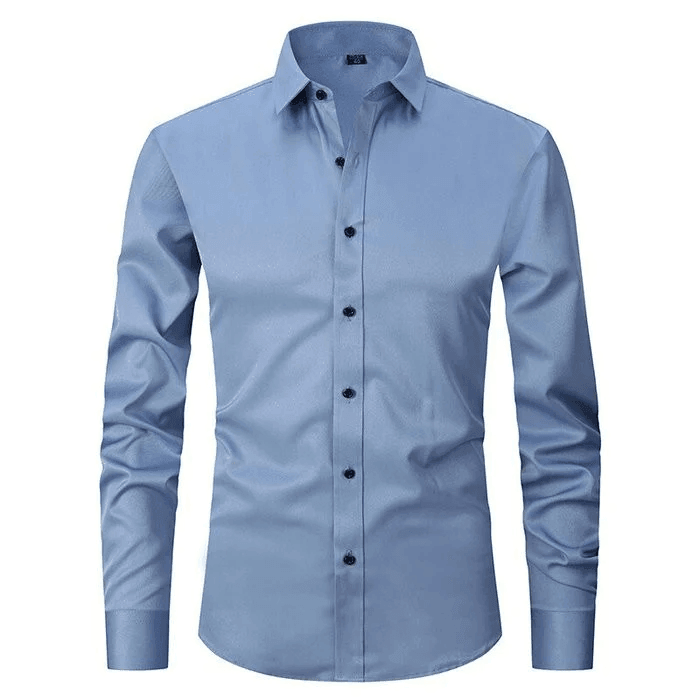 James | Men’s Dress Shirt With Button Front Structured Collar 2
