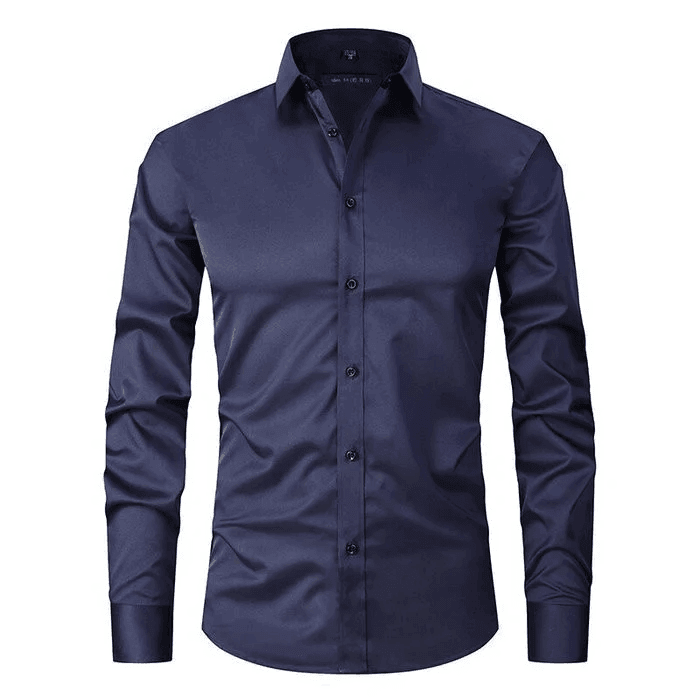 James | Men’s Dress Shirt With Button Front Structured Collar 3