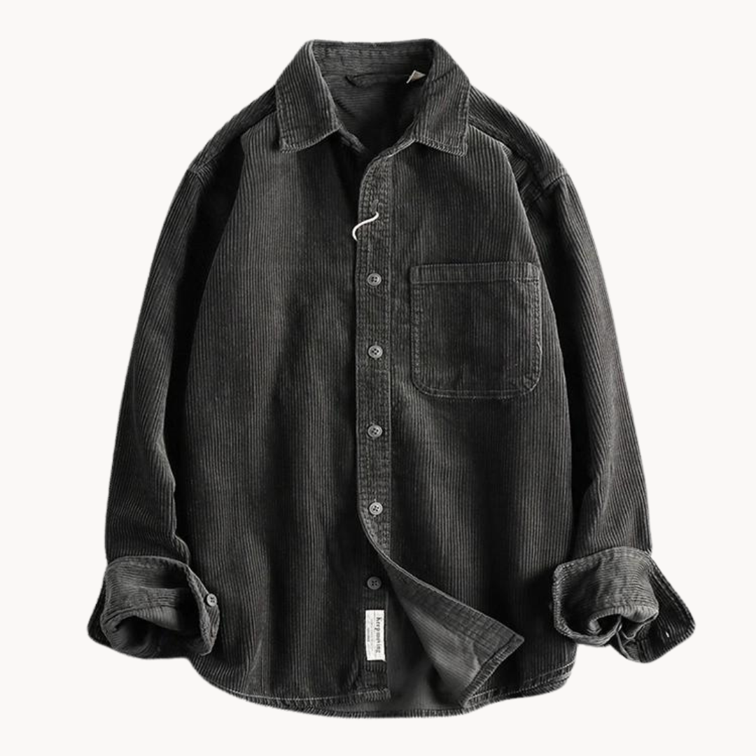 James | Men’s Shirt With Corded Texture 6