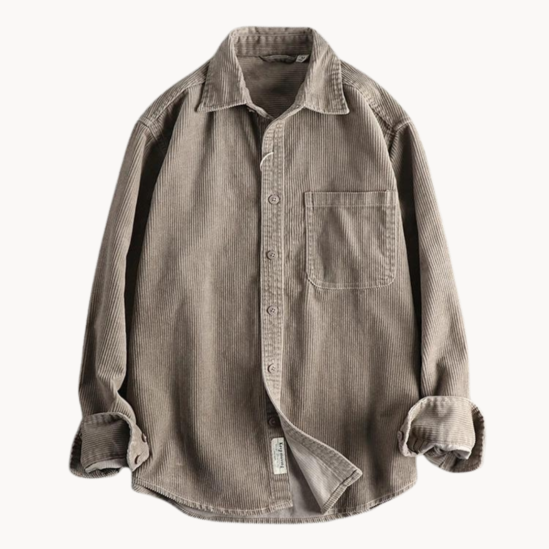 James | Men’s Shirt With Corded Texture 9