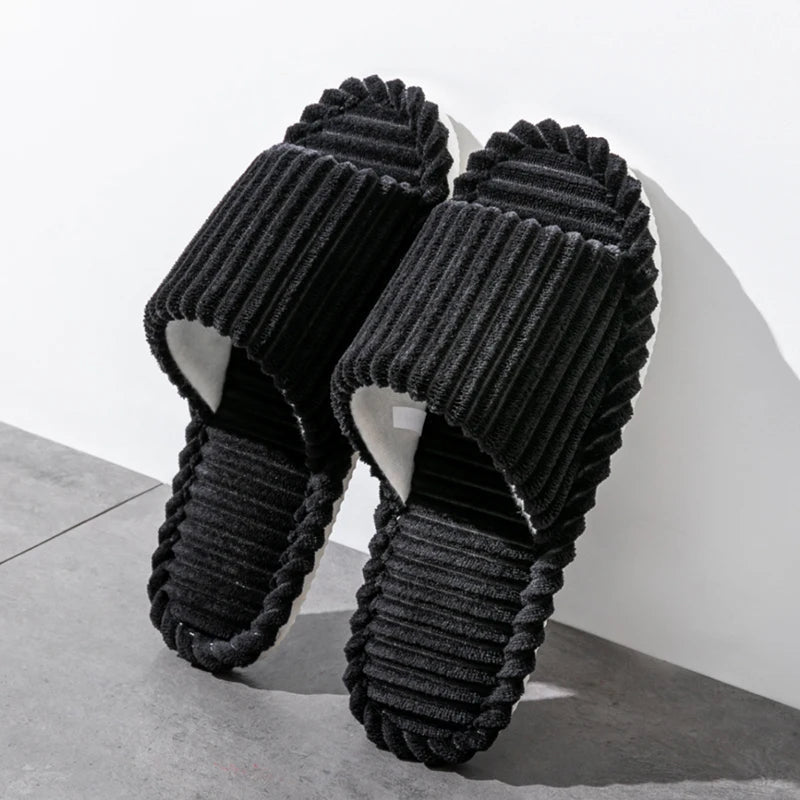 Jordan | Unisex Open Toe Slippers With Striped Pattern 2