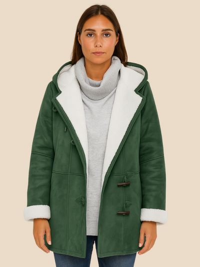 Josie | Women's Hooded Fleece-Lined Winter Coat with Zipper 16