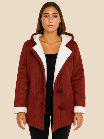 Josie | Women's Hooded Fleece-Lined Winter Coat with Zipper 6