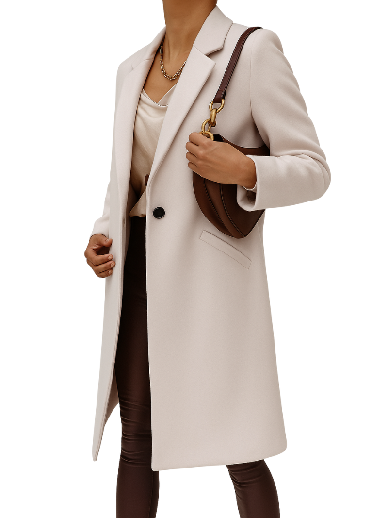 Kaitlyn | Women's Short Trench Coat in Warm Fabric 2