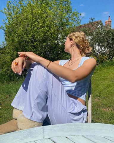 Kathy | Men's Lounge Pants With Elastic Waistband And Side Pockets 7