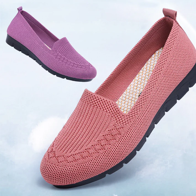 Leona | Women's Slip-On Shoes with Arch Support in Pink, Purple, Red, Black 6