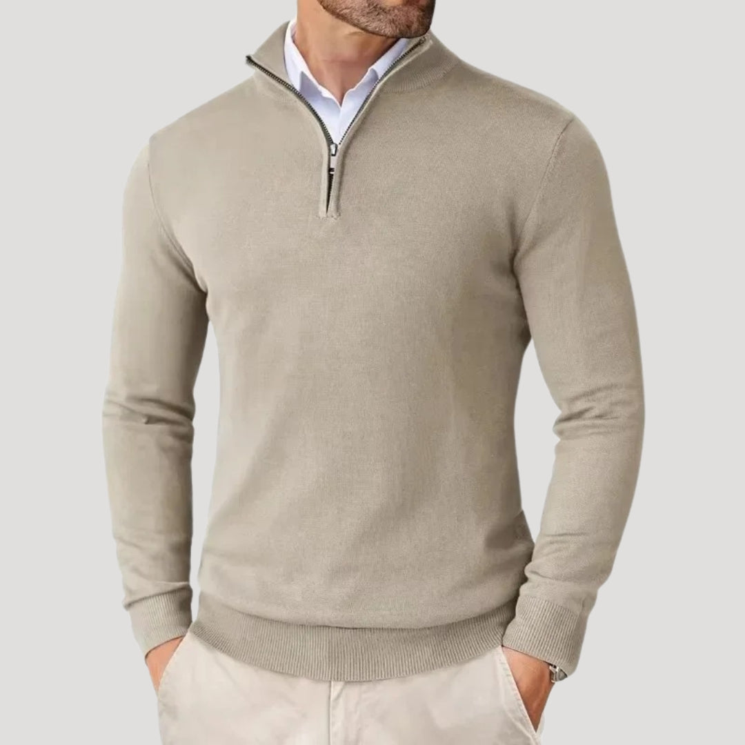 Liam | Men’s Half Zip Jumper Soft Breathable 3