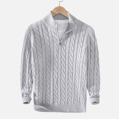 Liam | Men’s Half Zip Sweater High Collar 0