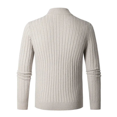 Liam | Men’s Half Zip Sweater With High Collar 3