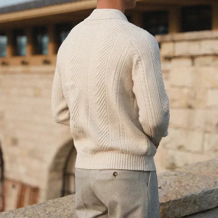 Liam | Men’s Sweater Patterned Texture 5