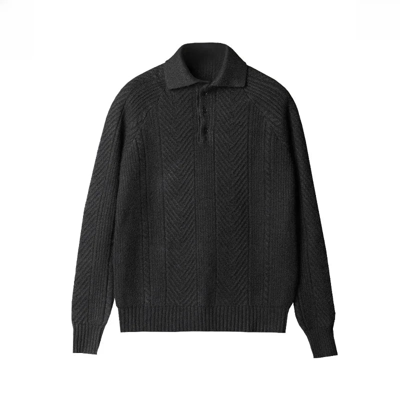 Liam | Men’s Sweater Patterned Texture 9