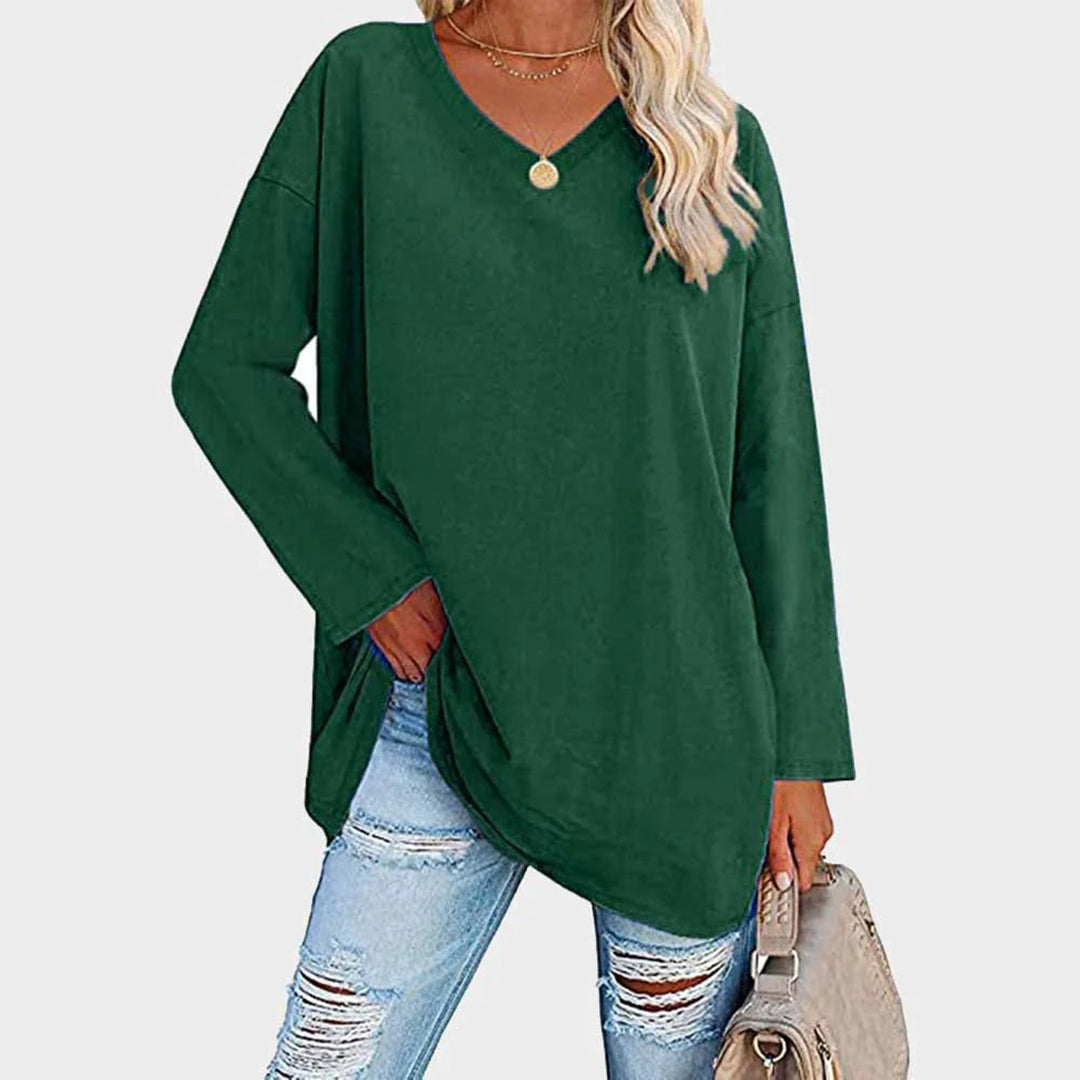 Margaret | Women's Long Sleeve Blouse in Soft Fabric 1