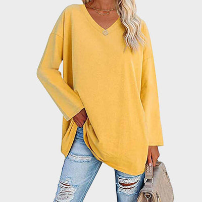 Margaret | Women's Long Sleeve Blouse in Soft Fabric 2