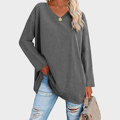 Margaret | Women's Long Sleeve Blouse in Soft Fabric 8