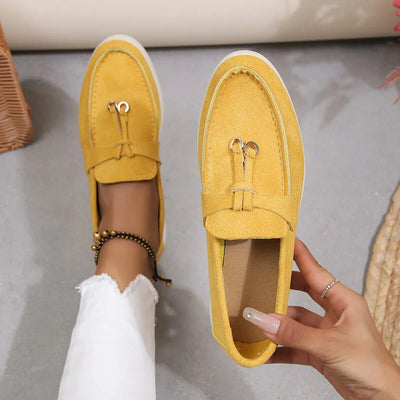 Mira | Women's Luxe Loafers Suede Look 5