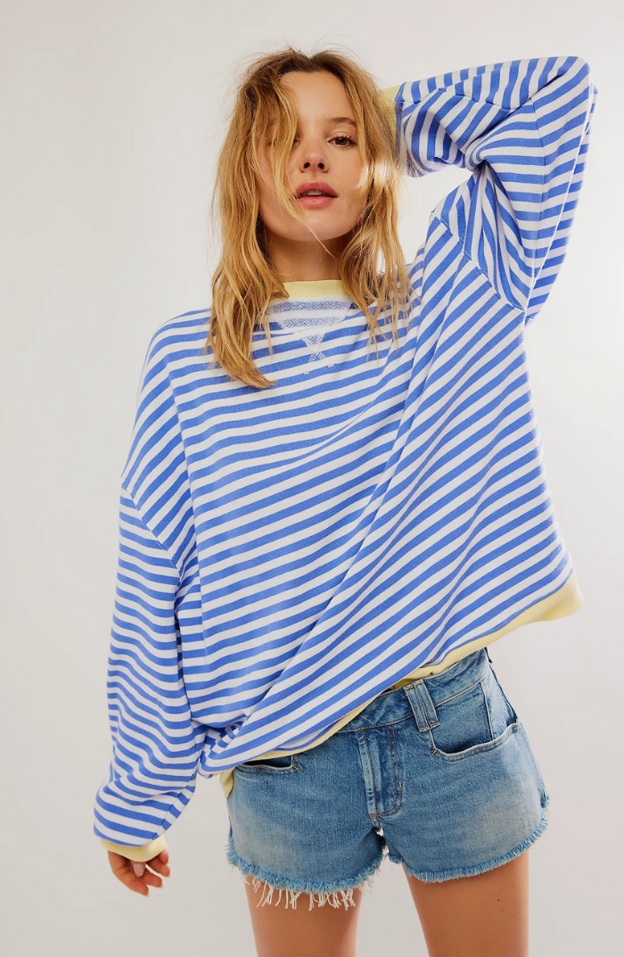 Monika | Striped Sweater Soft Blend Relaxed Fit 0