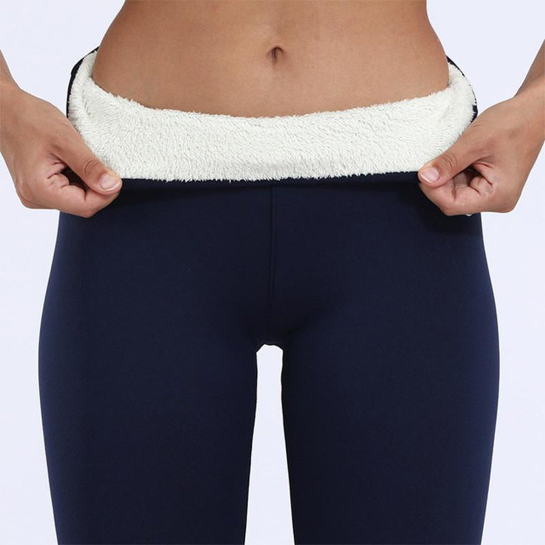 Nicole | Women's Fleece-Lined Leggings with Elastic Waistband 2