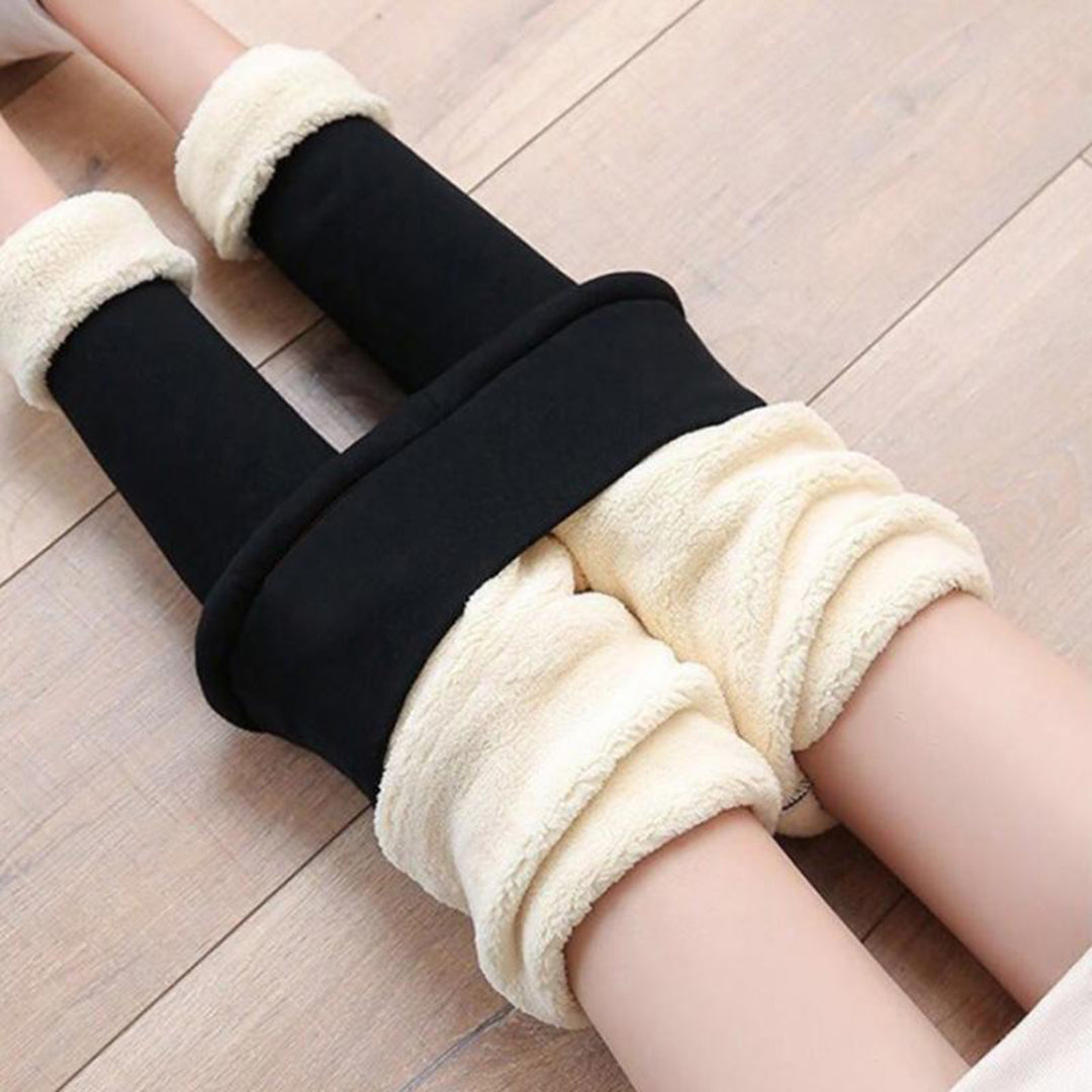 Nicole | Women's Fleece-Lined Leggings with Elastic Waistband 8