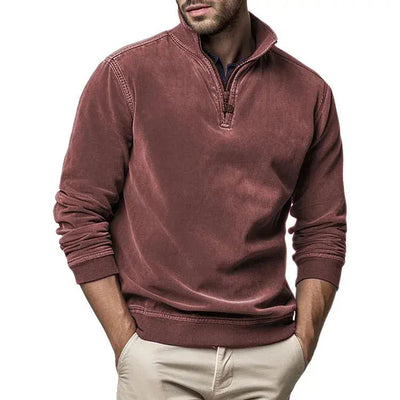 Oliver | Men’s Sweatshirt With Ribbed Cuffs 6