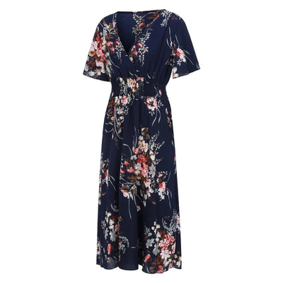 Olivia | Plus Size Floral Chiffon Dress 4