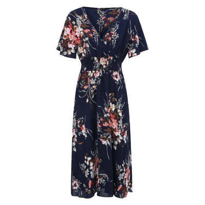 Olivia | Plus Size Floral Chiffon Dress 5