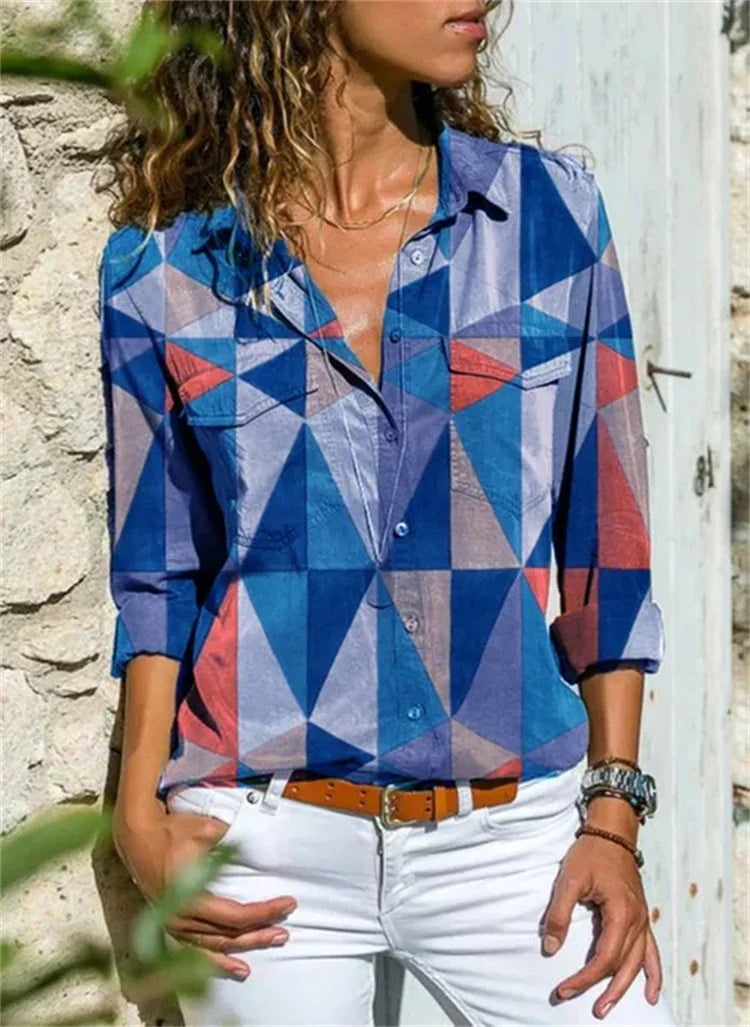 Olivia | Women's Blouse Tailored Fit Summer Top 4
