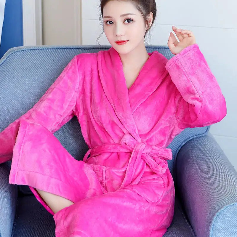 Pippa | Women's Feline Print Flannel Dressing Gown 3