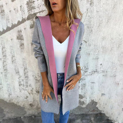 Poppy | Hooded Coat Color Block Women’s Winter Coats with Hood 12