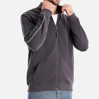 Riven | Men's Half-Zip Sweater With Stand Collar 1