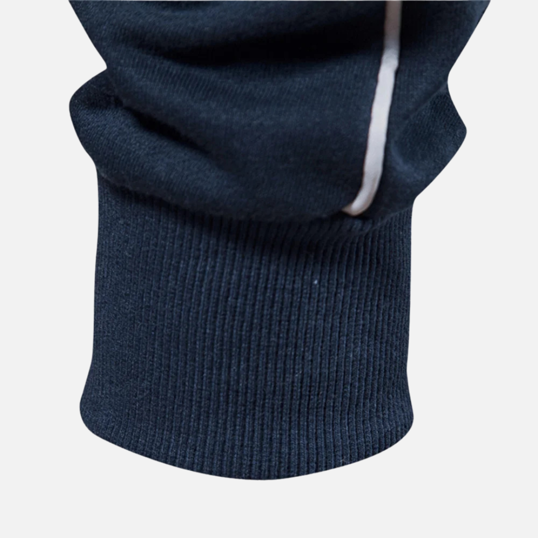 Riven | Men's Half-Zip Sweater With Stand Collar 4