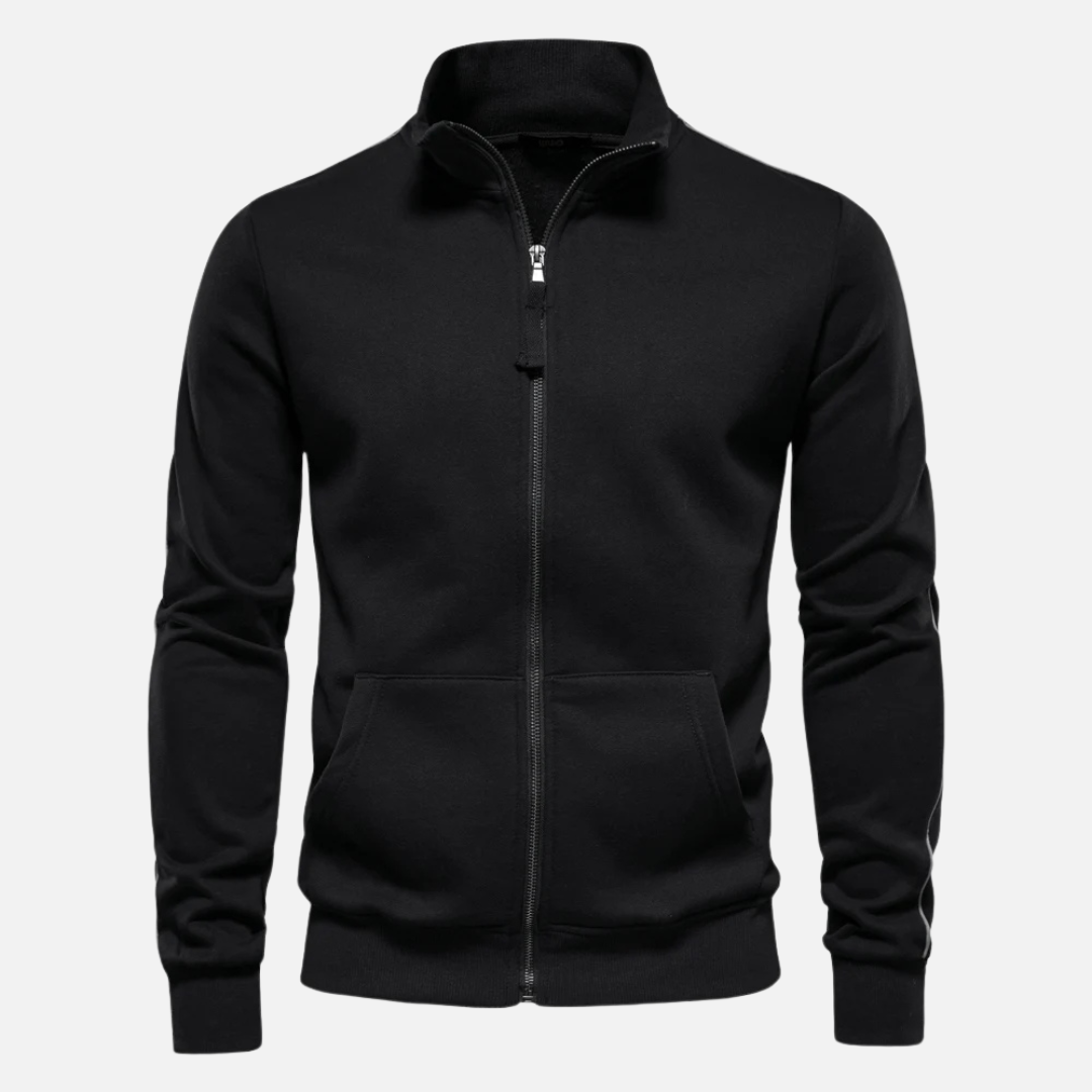 Riven | Men's Half-Zip Sweater With Stand Collar 6
