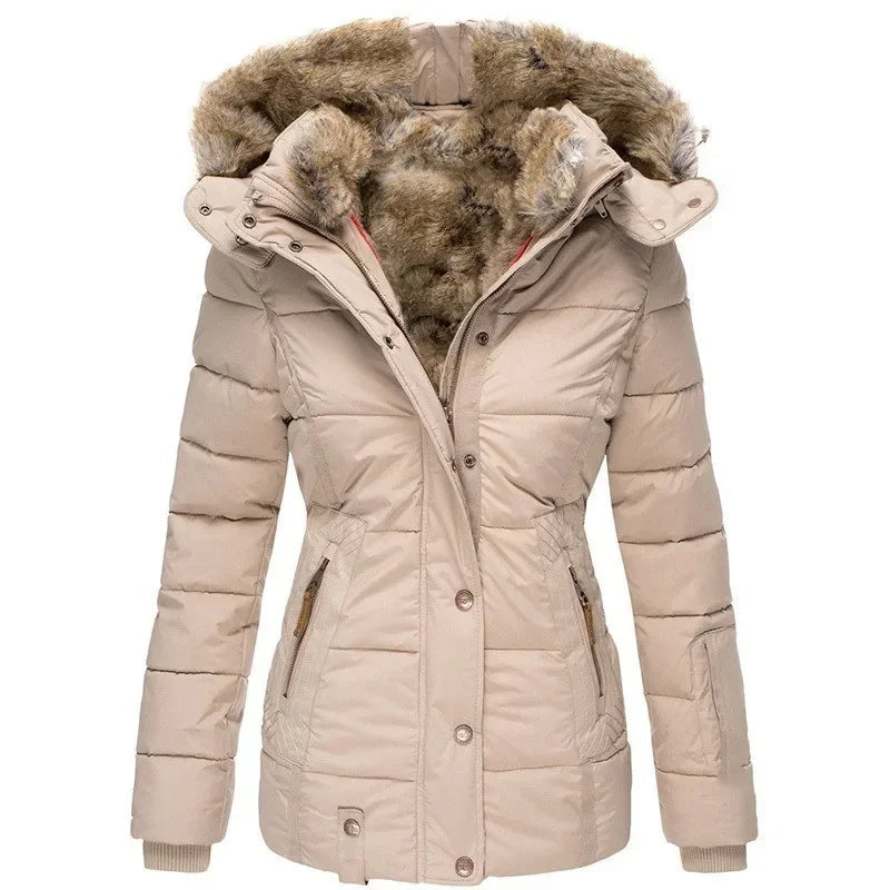 Sara | Women's Winter Coat Fur Lined Hooded Parka 3
