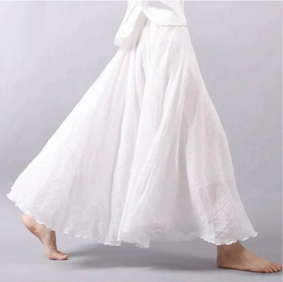 Women's Maxi Skirt Lightweight Elegant Design-1