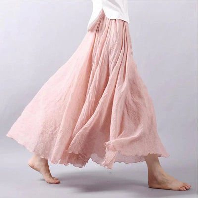 Variant image for Women's Maxi Skirt Lightweight Elegant Design-9