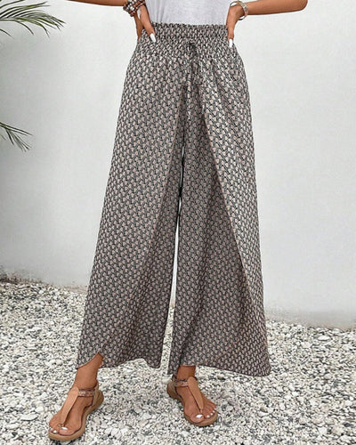 Sophia | Casual Trousers With Elastic Waist and Abstract Print 2
