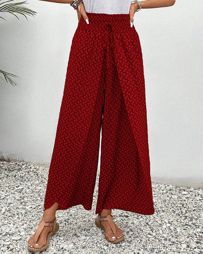 Sophia | Casual Trousers With Elastic Waist and Abstract Print 6