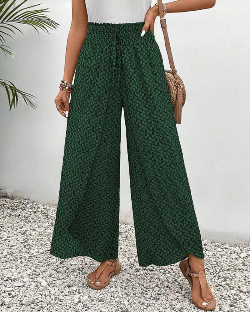 Sophia | Casual Trousers With Elastic Waist and Abstract Print 8