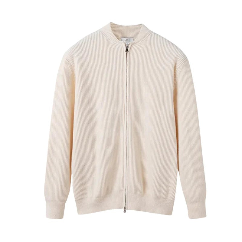 Sophia | Men's Full Zip Sweater Natural Fiber Blend 9