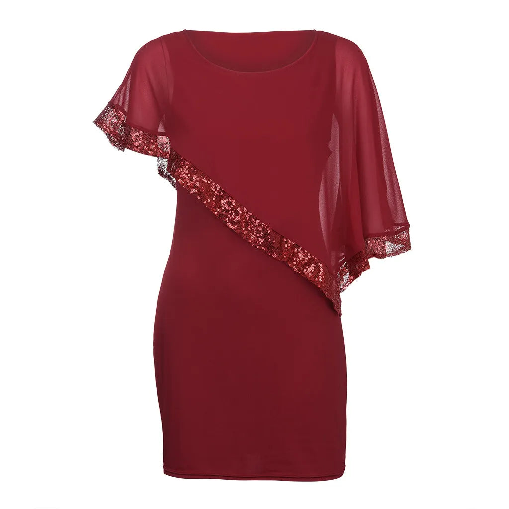 Sophia | Plus Size Sequin Autumn Dress 6