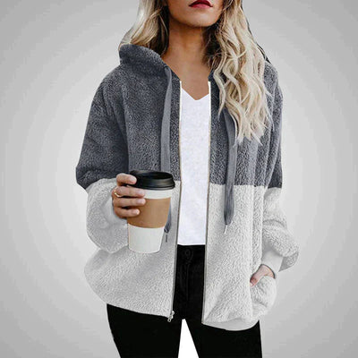 Sophia | Women's Hooded Teddy Vest in Cozy Polyester 4